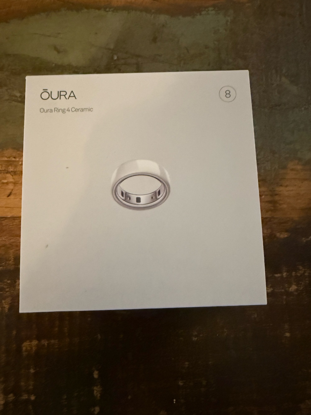 Oura Ring Generation 4 - Cloud / White Ceramic Smart Ring